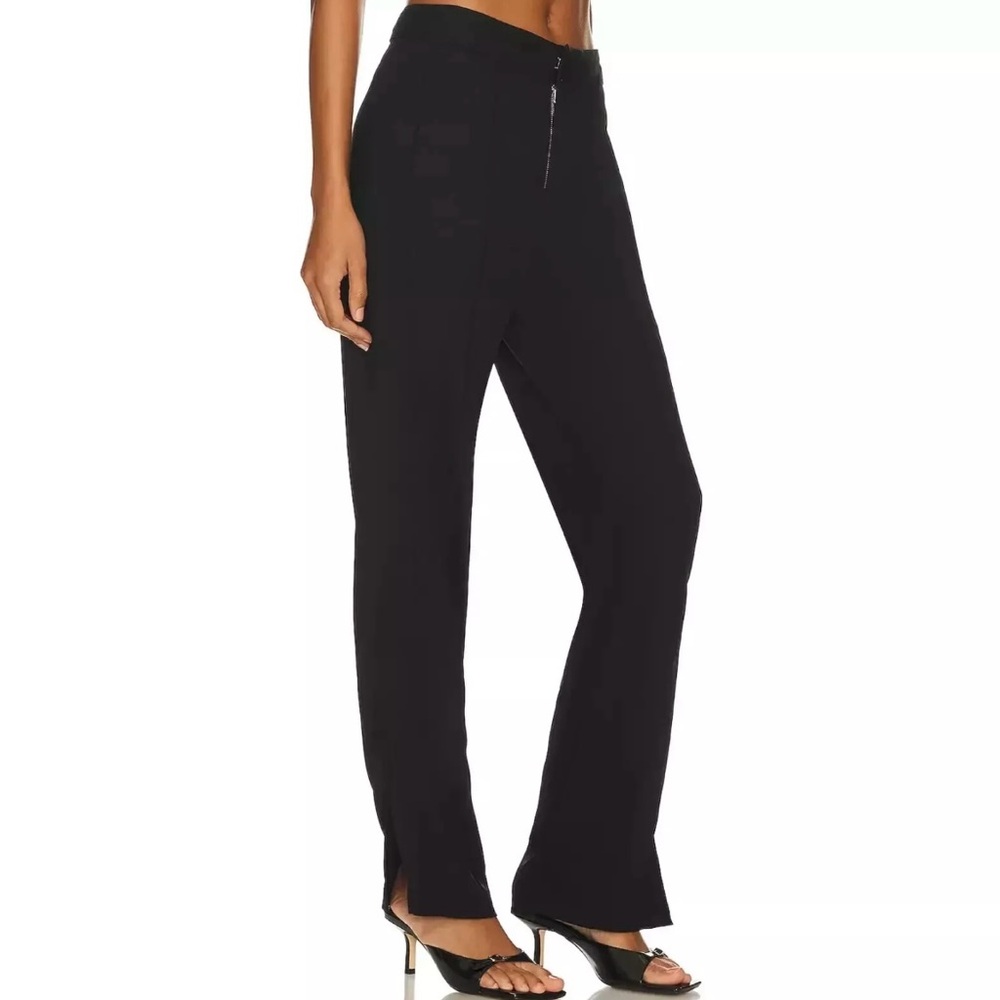 Rag & Bone Black Straight Leg Pants with Modern Cut